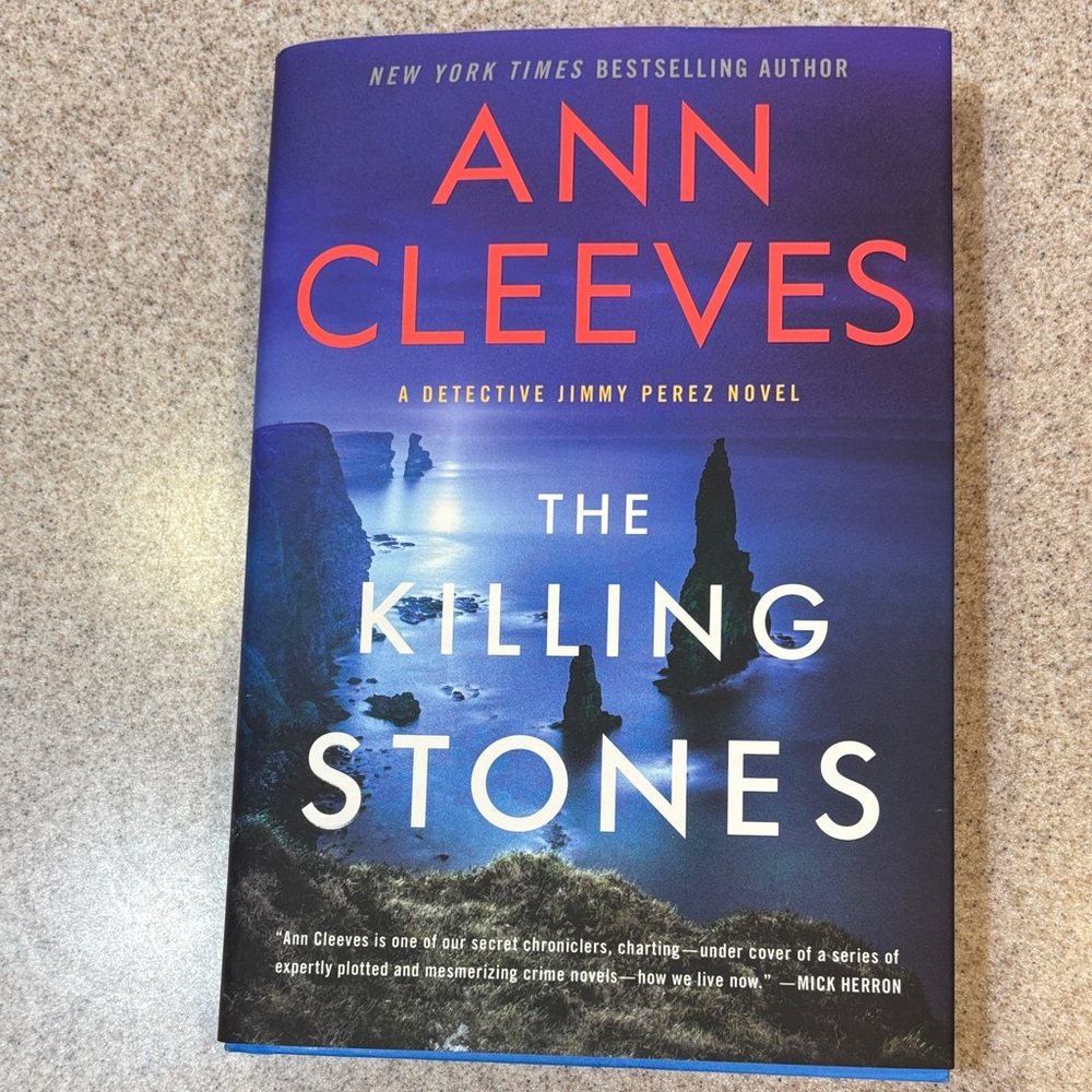 The Killing Stones Ann Cleeves Hardcover Mystery Thriller Jimmy Perez Series NWO
